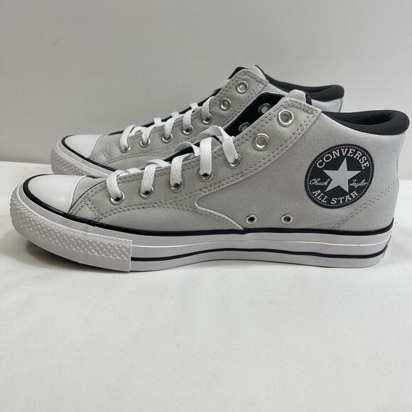 Converse All Star Men's 11.5 Gray White Black Malden Street Mid Top A08612F NWOB - Picture 6 of 10